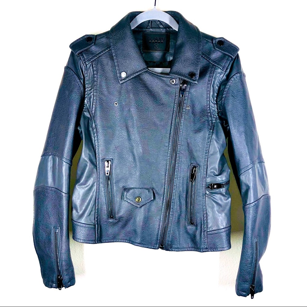 Blank NYC Faux leather Moto Jacket Medium